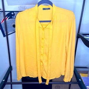 Yellow Blouse from Shein
